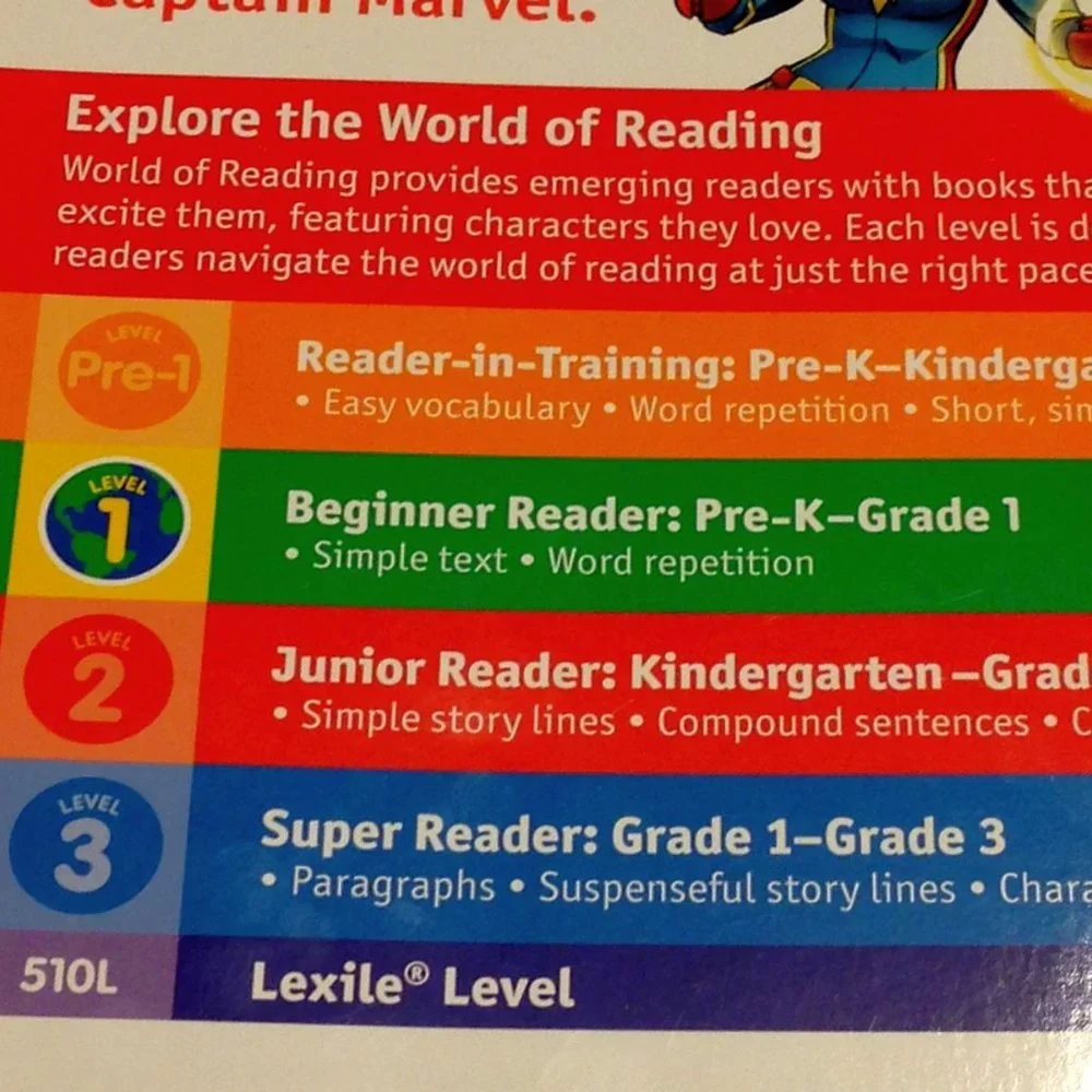 Back to School, New Yoobi pencil pouch and Marvel Reader, Level One